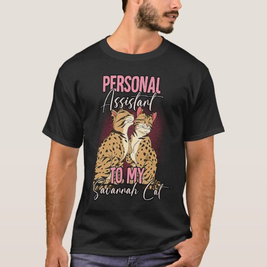 Savannekat  10 t-shirt (Voorkant)