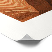 Savannekat op Rots Boho Muur Kunstprint Decor Poster (Hoek)