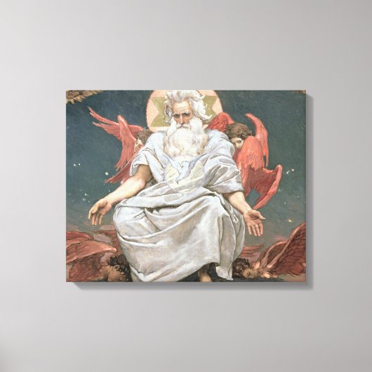 Savaoph, God de Vader, 1885-1996 Canvas Afdruk (Voorkant)
