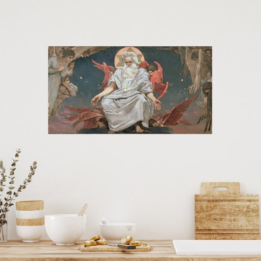 Savaoph, God de Vader, 1885-1996 Poster (Keuken)