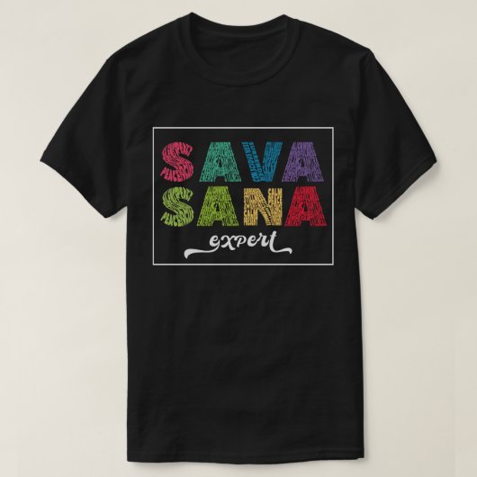 Savasana Expert T-shirt (Design voorkant)