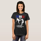 Savate-uitrusting Zelfverdedigingstraining Vechtku T-shirt (Voorkant volledig)
