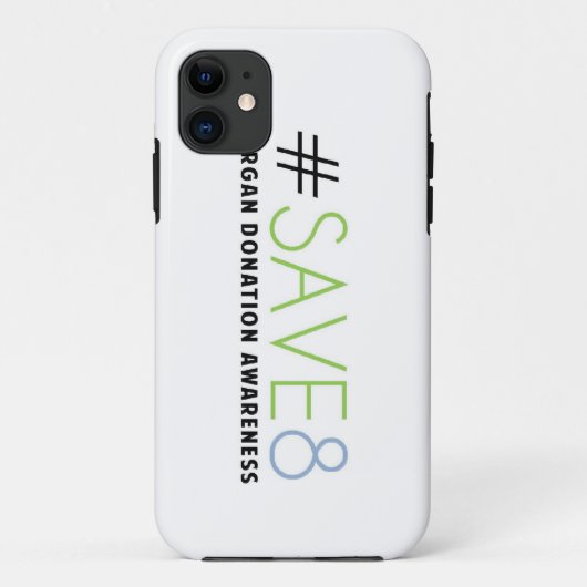 SAVE 8 Orgaandonatie Bewustmakingsgeval Case-Mate iPhone Case (Achterkant)