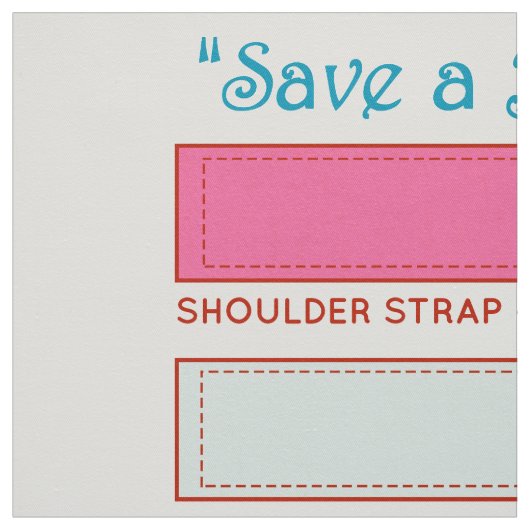 Save a Bag~Save Our Planet~Cut&Sew Bubblegum Pink Stof (Swatch)