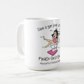 Save A Girl From Drowning Mug Koffiemok (Voorkant links)