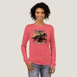Save A Horse; Ride A Cowboy | Dames Lange Mouwen Tri-Blend Shirt