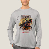 Save A Horse; Ride A Cowboy | Men Long Sleeve Tri-Blend Shirt (Voorkant volledig)