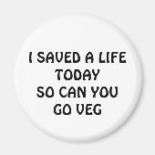 SAVE A LIFE TODAY MAGNEET (Voorkant)