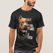 Save A Pit Bull Euthanize T-shirt (Voorkant)