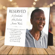 Save A Seat Grootmoeder van het Afstuderen Memoria