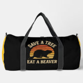 Save a Tree Eat a Beaver Plunjezak (Voorkant)