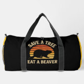 Save a Tree Eat a Beaver Plunjezak (Achterkant)