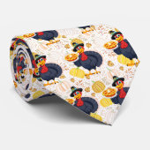 Save A Turkey Eat Pie Funny Happy Thanksgiving Stropdas (Opgerold)