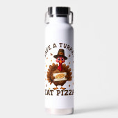 Save a Turkey Eat Pizza – Funny Thanksgiving Pizza Waterfles (Voorkant)