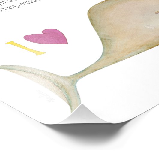 Save a Whale, Save a Planet Foto Afdruk (Hoek)