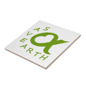 save aarde planeet tegeltje (Zijkant)