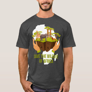 Save Africa Africa Map T-shirt