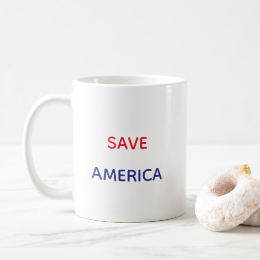 SAVE AMERICA 11OZ CLASSIC MUG KOFFIEMOK (Met donut)