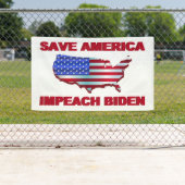 Save America Impeach Biden Spandoek (Insitu)