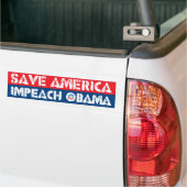 Save America - Impeach Obama Bumpersticker (Op Truck)