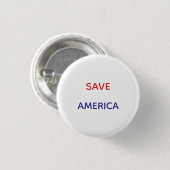SAVE AMERICA SMALL ROUND buttons (Voorkant /achterkant)
