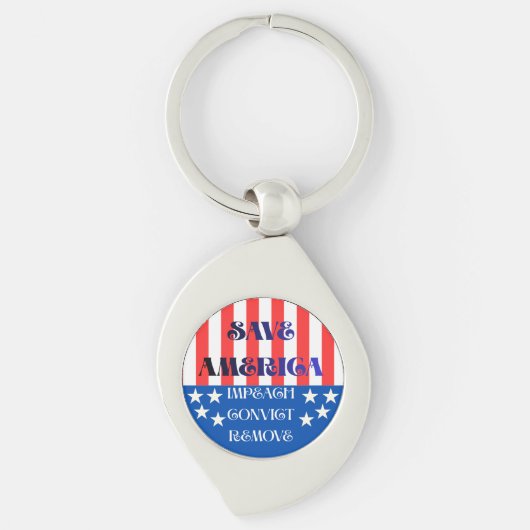 Save America Speld Sleutelhanger (Voorkant)