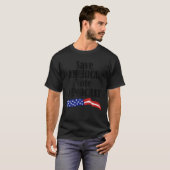 Save America Stem Democrat Flag T Shirt (Voorkant volledig)
