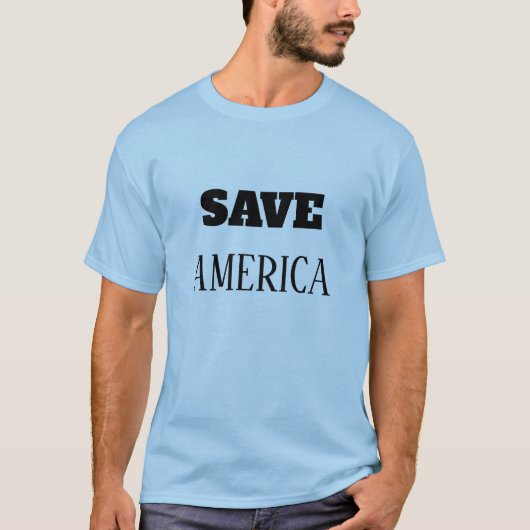 SAVE AMERICA T-SHIRT (Voorkant)