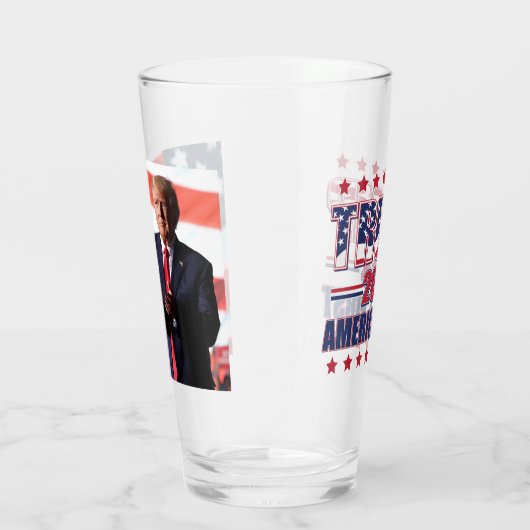 Save America Trump 2024 Glas (Rechts)
