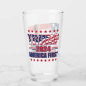 Save America Trump 2024 Glas (Voorkant)