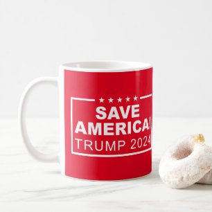 Save America Trump 2024 Koffiemok