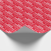 Save America Trump 2024 met Kerstmis Cadeaupapier (Hoek)