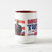 Save America Trump 2024 Mok (Midden)