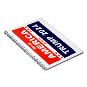 Save America Trump 2024 Notitieboek (Rechterzijde)