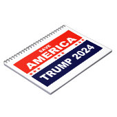Save America Trump 2024 Notitieboek (Linkerzijde)