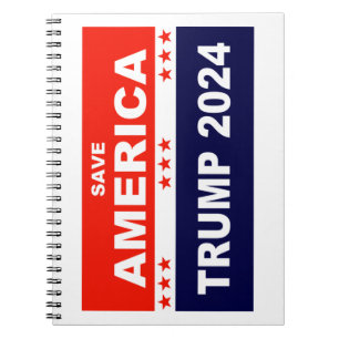 Save America Trump 2024 Notitieboek