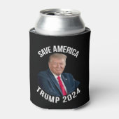 Save America Trump 2024 President Donald J. Trump Blikjeskoeler (Blikje Voorkant)