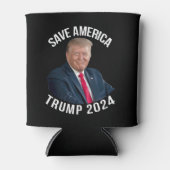 Save America Trump 2024 President Donald J. Trump Blikjeskoeler (Voorkant)