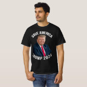 Save America Trump 2024 President Donald J. Trump T-shirt (Voorkant volledig)