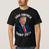 Save America Trump 2024 President Donald J. Trump T-shirt (Voorkant)
