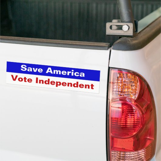 Save America, Vote Independent Bumpersticker (Op Truck)