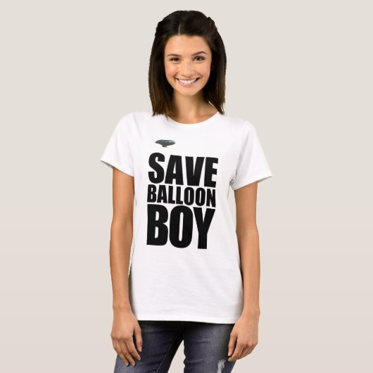 SAVE BALLOON BOY T-SHIRT (Voorkant volledig)