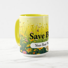 Save Bees Dot Mok Custom