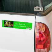 SAVE BEES en Red de wereld Bumpersticker (Op Truck)