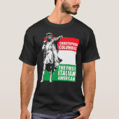 Save Columbus Day  Italian Pride T-shirt (Voorkant)