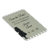 Save Date Sage Green Alice Wonderland Magneet (Rechterzijde)