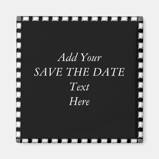 SAVE de Magneten van de DATUM CREËER UW (Voorkant)