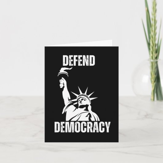 Save Democracy 2025 ontwerp Kaart (Voorkant)