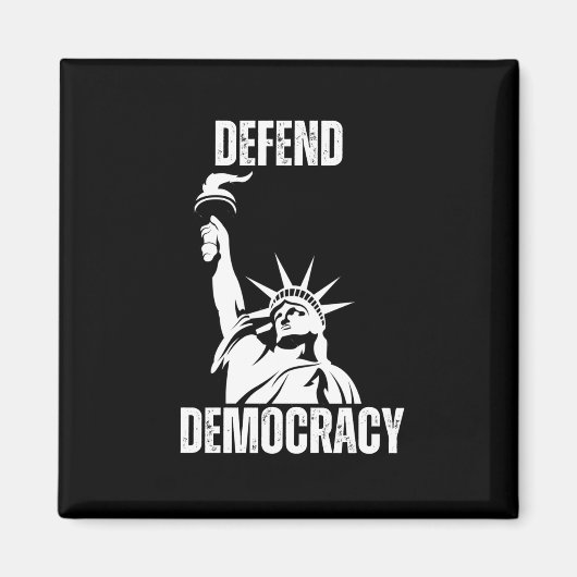 Save Democracy 2025 ontwerp Magneet (Voorkant)