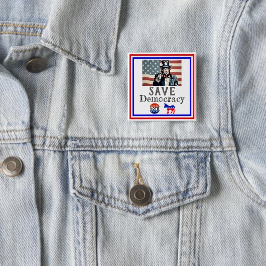 Save Democracy Button (In situ)